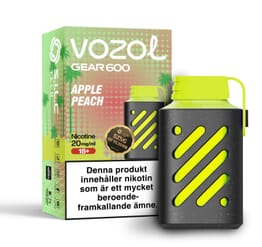 Vozol Gear 600 - Apple Peach (20 mg, Disposable)