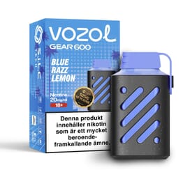 Vozol Gear 600 - Blue Razz Lemon (20 mg, Disposable)