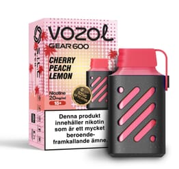 Vozol Gear 600 - Cherry Peach Lemon (20 mg, Disposable)