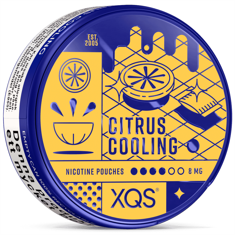 XQS - Citrus Cooling Strong - Slim (8 mg/portion)