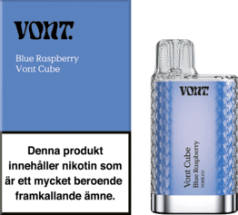 Vont Cube - Blue Raspberry (20 mg, Engångs vape)