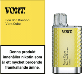 Vont Cube - Bon Bon Banana (20 mg, Engångs vape)