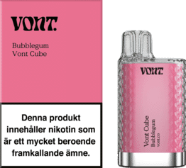 Vont Cube - Bubblegum (20 mg, Engångs vape)