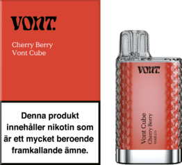 Vont Cube - Cherry Berry (20 mg, Engångs vape)