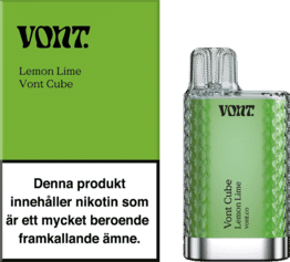 Vont Cube - Lemon Lime (20 mg, Engångs vape)
