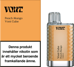 Vont Cube - Peach Mango (20 mg, Engångs vape)