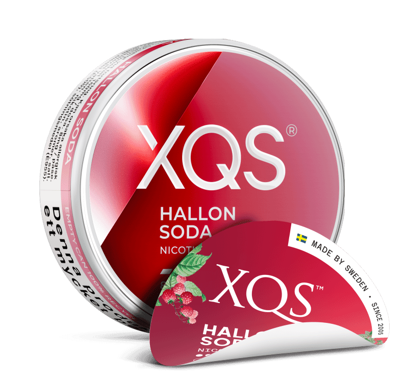 XQS - Hallonsoda Strong - Slim (8 mg/portion)