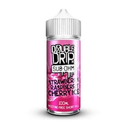 Double Drip - Strawberry Raspberry Cherry Ice (100 ml, Shortfill)