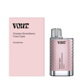 Vont Cube - Creamy Strawberry (Nikotinfri Engångs vape)