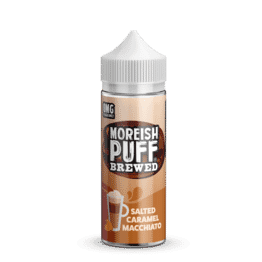 Moreish Puff Brewed - Salted Caramel Macchiato (100 ml, Shortfill)