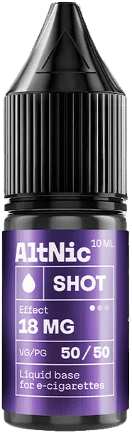 Altnic Shot 50VG/50PG (10 ml, 18 mg)