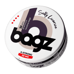 Bagz - Salty Licorice X-Strong - Slim (14,2 mg/portion)