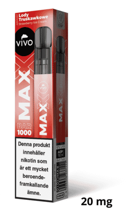 Vivo MAX - Strawberry Ice Cream (14,5 mg, Disposable)