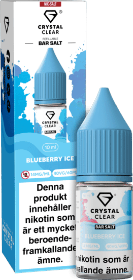 Crystal Clear - Blueberry Ice (10 ml, 14 mg Nikotinsalt)