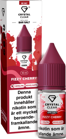 Crystal Clear - Fizzy Cherry (10 ml, 14 mg Nikotinsalt)