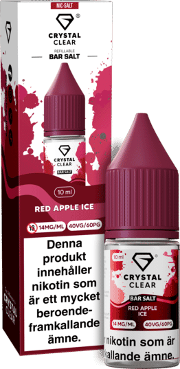 Crystal Clear - Red Apple Ice (10 ml, 14 mg Nikotinsalt)