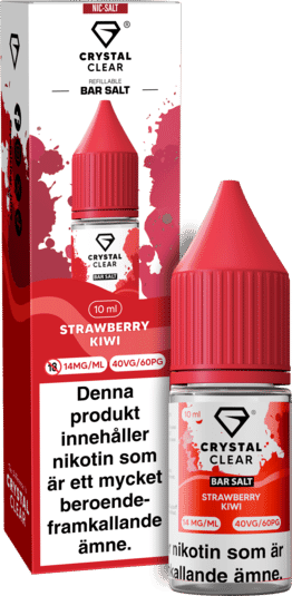 Crystal Clear - Strawberry Kiwi (10 ml, 14 mg Nikotinsalt)