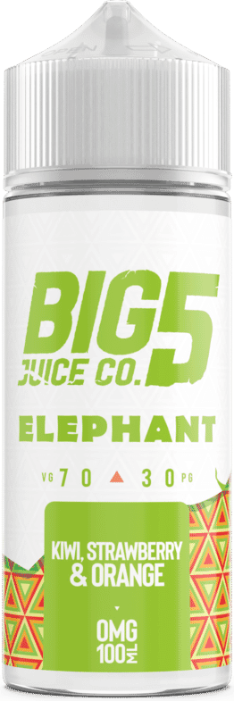 Big 5 - Elephant - Kiwi, Orange & Strawberry (100 ml, Shortfill)