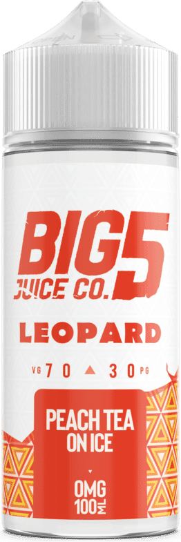 Big 5 - Leopard - Peach Tea on Ice (100 ml, Shortfill)