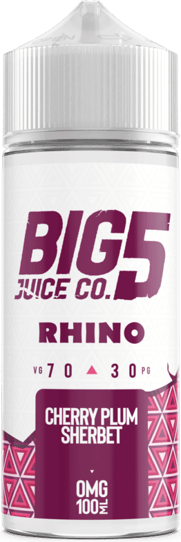 Big 5 - Rhino - Cherry Plum Sherbert (100 ml, Shortfill)