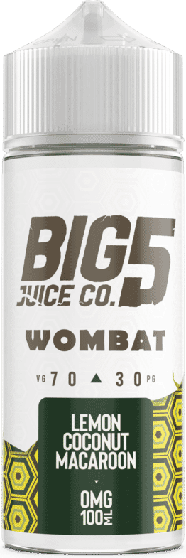 Big 5 - Wombat - Lemon, Coconut & Macaroon (100 ml, Shortfill)