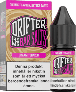 Drifter Bar Salts - Cream Tobacco (10 ml, 14,5 mg Nikotinsalt)