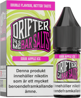Drifter Bar Salts - Sour Apple Ice (10 ml, 14,5 mg Nikotinsalt)