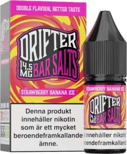 Drifter Bar Salts - Strawberry Banana Ice (10 ml, 14,5 mg Nikotinsalt)