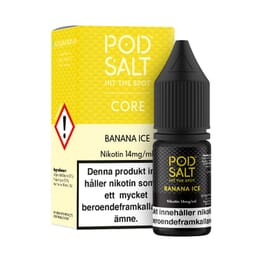 Pod Salt Core - Banana Ice (10 ml, 14 mg, Nikotinsalt)