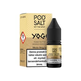 Pod Salt Fusions - Peanut Butter Banana Granola (10 ml, 14 mg, Nikotinsalt)