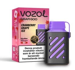 Vozol Gear 600 - Cranberry Grape Ice (20 mg, Disposable)