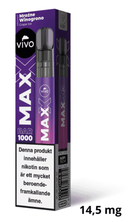 Vivo MAX - Grape Ice (14,5 mg, Disposable)