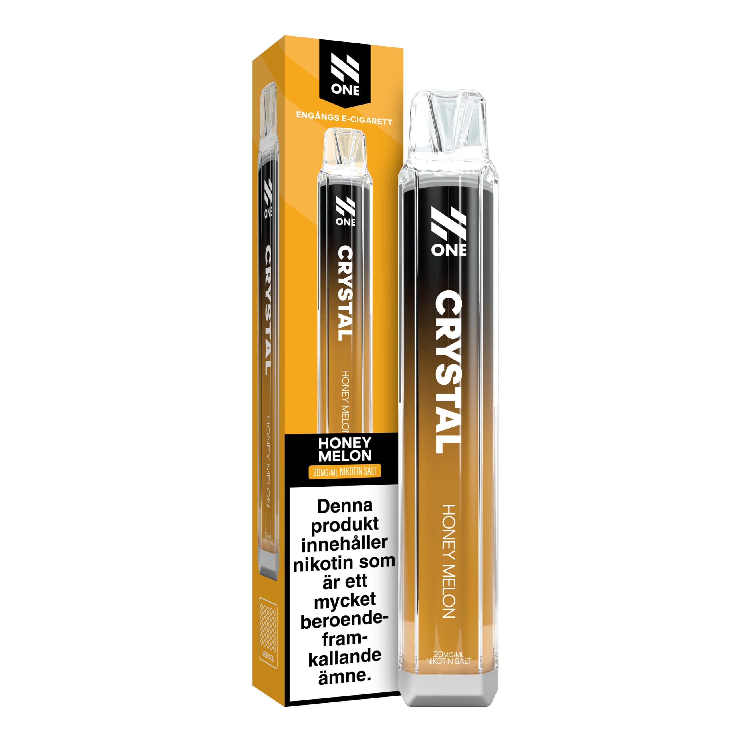 N-One Crystal Mesh - Honey Melon (20 mg, Engångs vape)