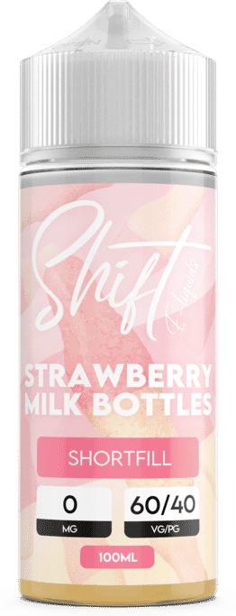 Shift - Strawberry Milk Bottles (100 ml, Shortfill)