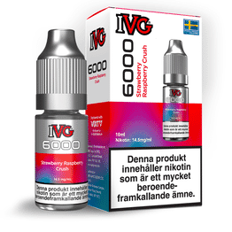 IVG 6000 Salts - Strawberry Raspberry Crush (10 ml, 14,5 mg, Nikotinsalt)
