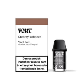 Vont Pod - Creamy Tobacco (20mg, Engångspod)