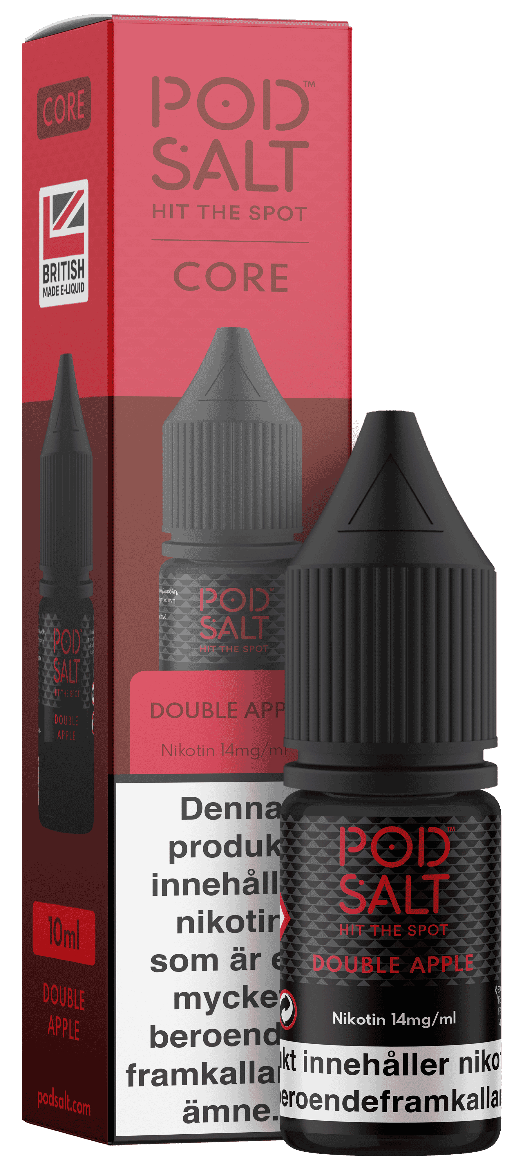 Pod Salt Core - Double Apple (10 ml, 14 mg, Nikotinsalt)