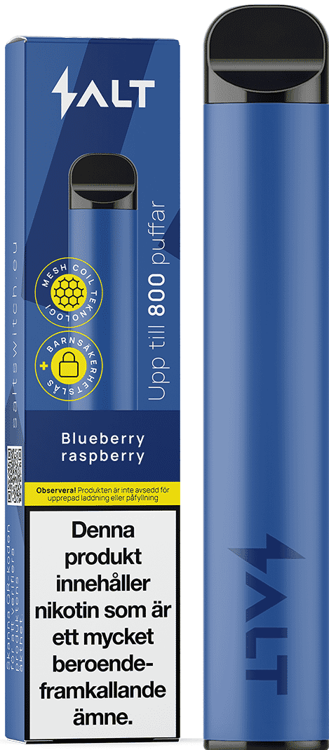 Salt Switch - Blueberry Raspberry (20 mg, Engångs vape)