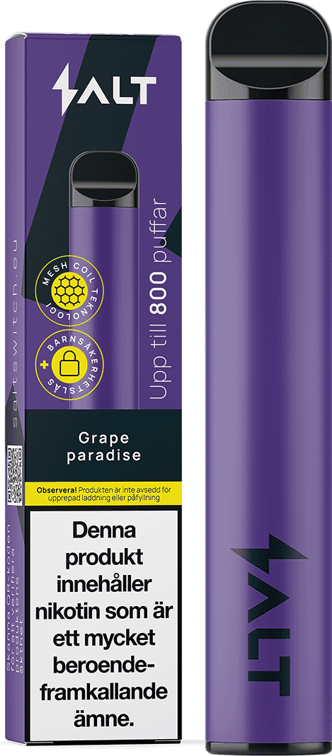 Salt Switch - Grape Paradise (20 mg, Engångs vape)
