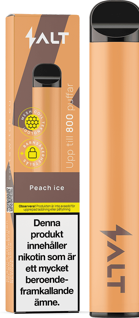 Salt Switch - Peach Ice (20 mg, Engångs vape)
