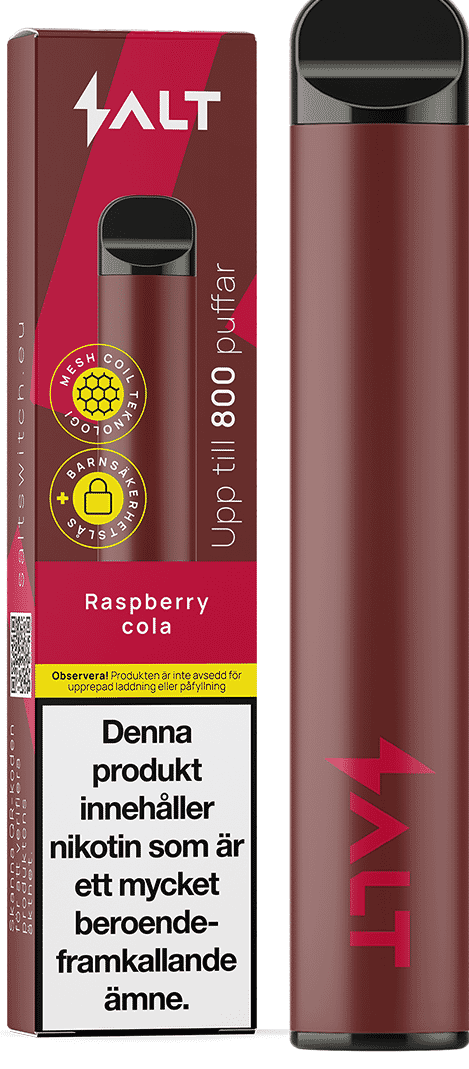 Salt Switch - Raspberry Cola (20 mg, Engångs vape)