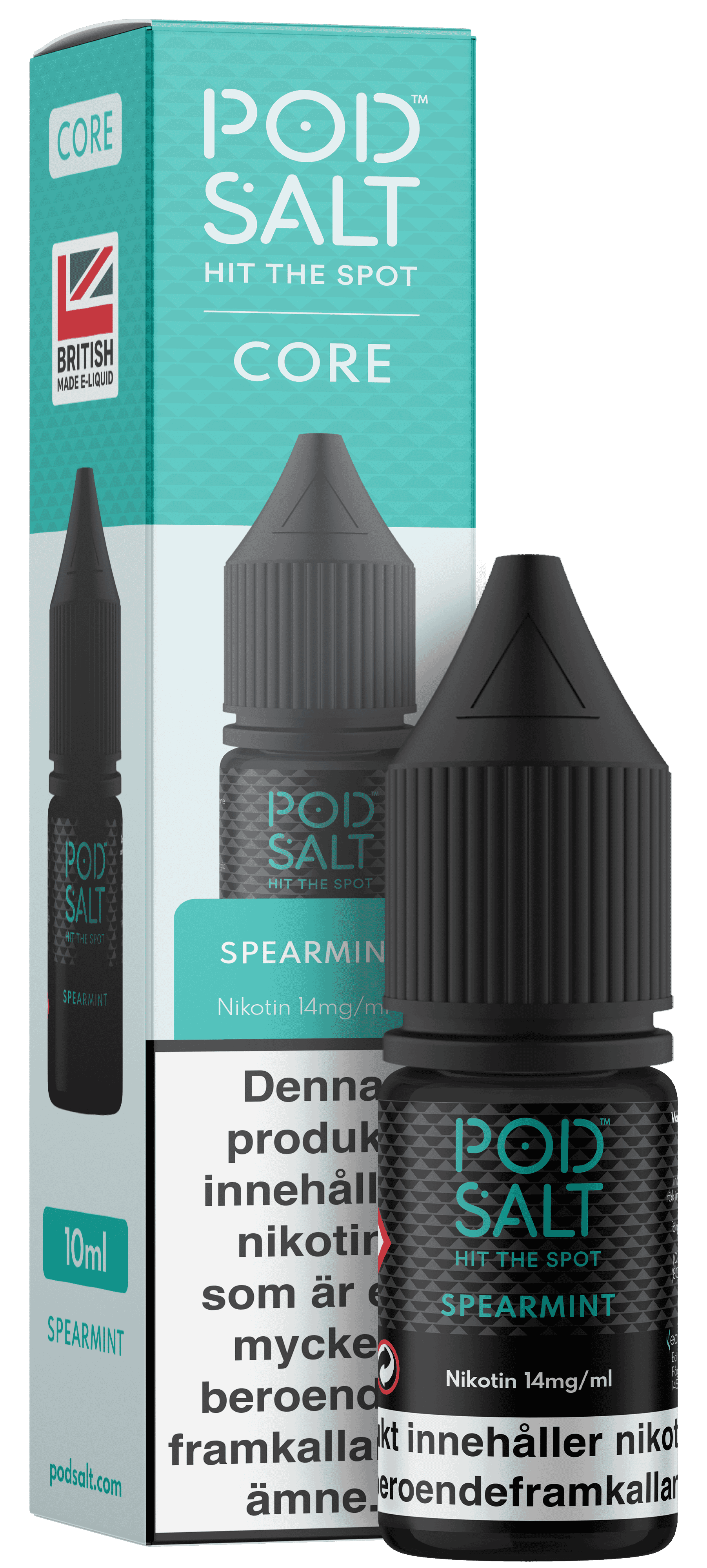 Pod Salt Core - Spearmint (10 ml, 14 mg, Nikotinsalt)
