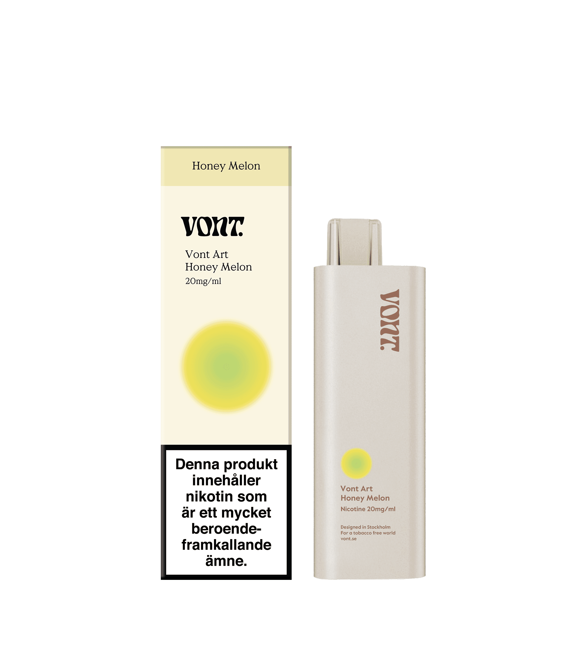 Vont Art - Honey Melon (20 mg, Engångs vape)