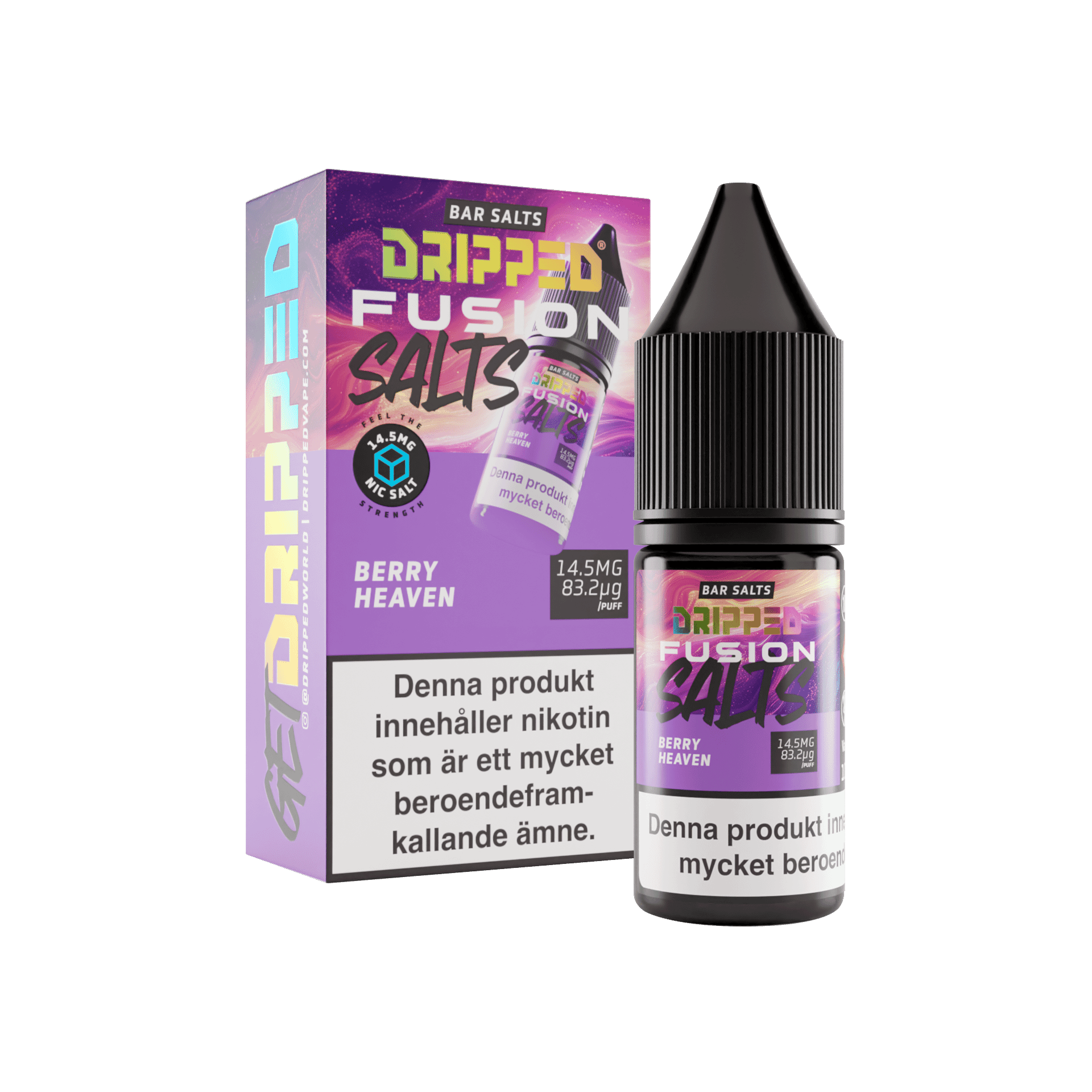 Dripped Fusion Salts - Berry Heaven Mix (10 ml, 14,5 mg Nikotinsalt)