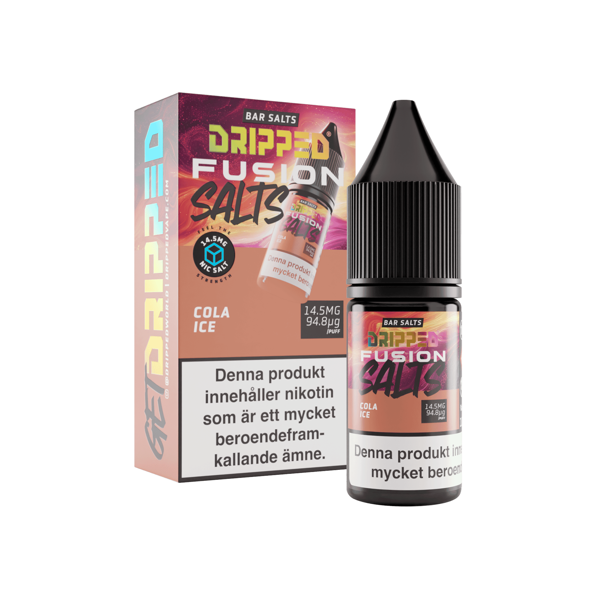 Dripped Fusion Salts - Cola Ice (10 ml, 14,5 mg Nikotinsalt)