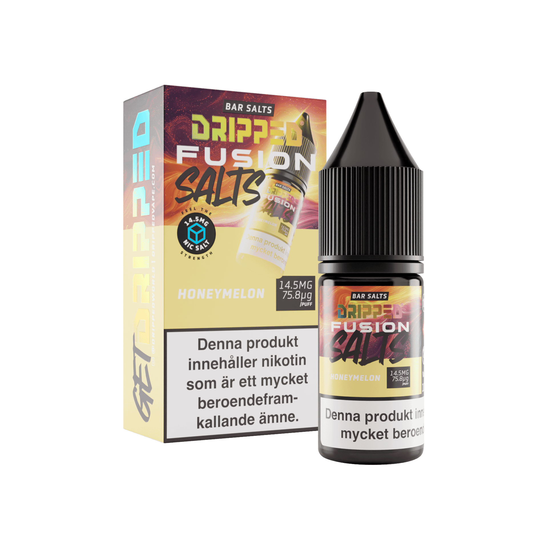 Dripped Fusion Salts - Honeymelon (10 ml, 14,5 mg Nikotinsalt)