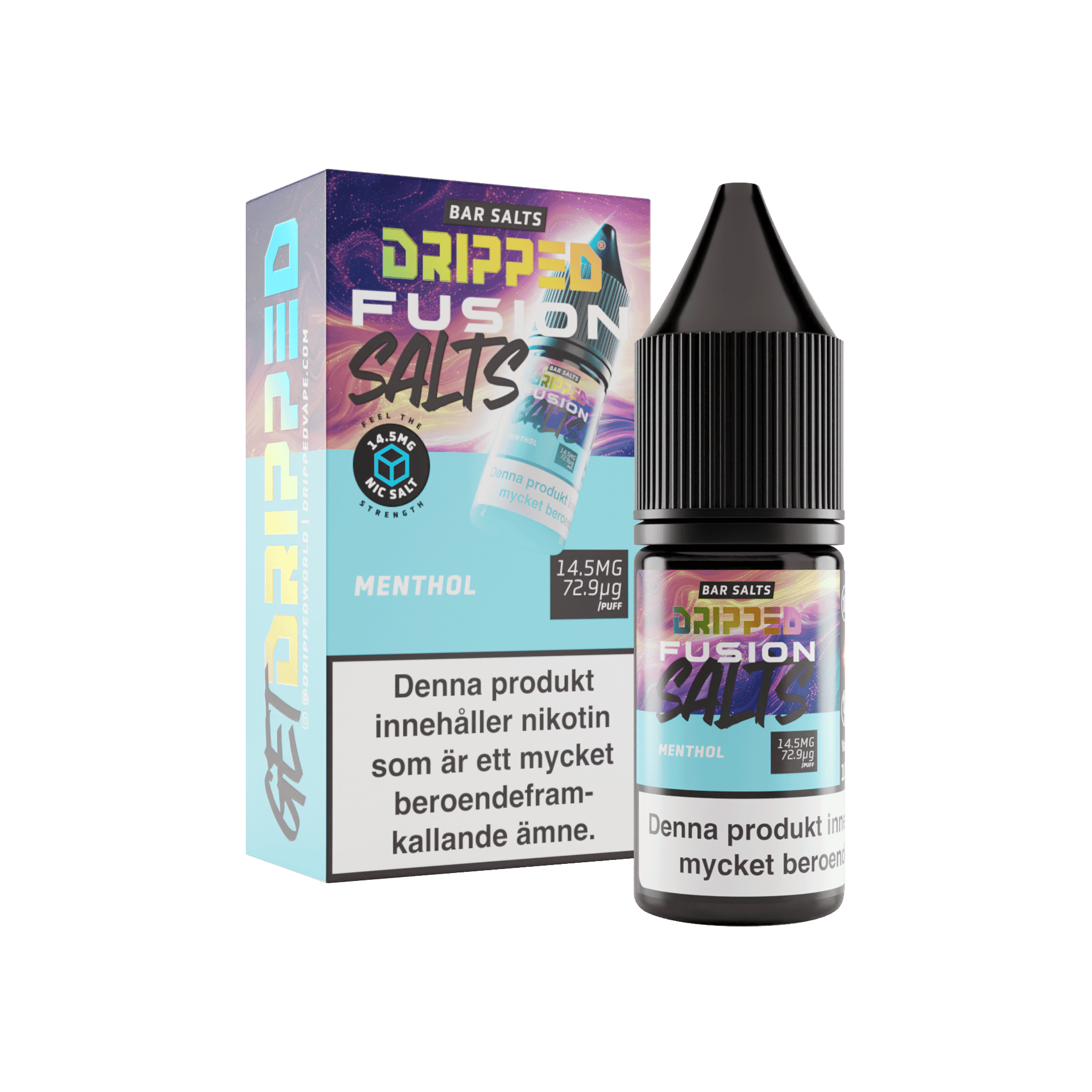 Dripped Fusion Salts - Menthol (10 ml, 14,5 mg Nikotinsalt)