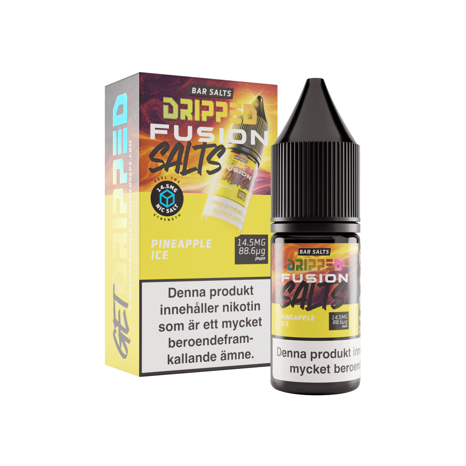 Dripped Fusion Salts - Pineapple Ice (10 ml, 14,5 mg Nikotinsalt)