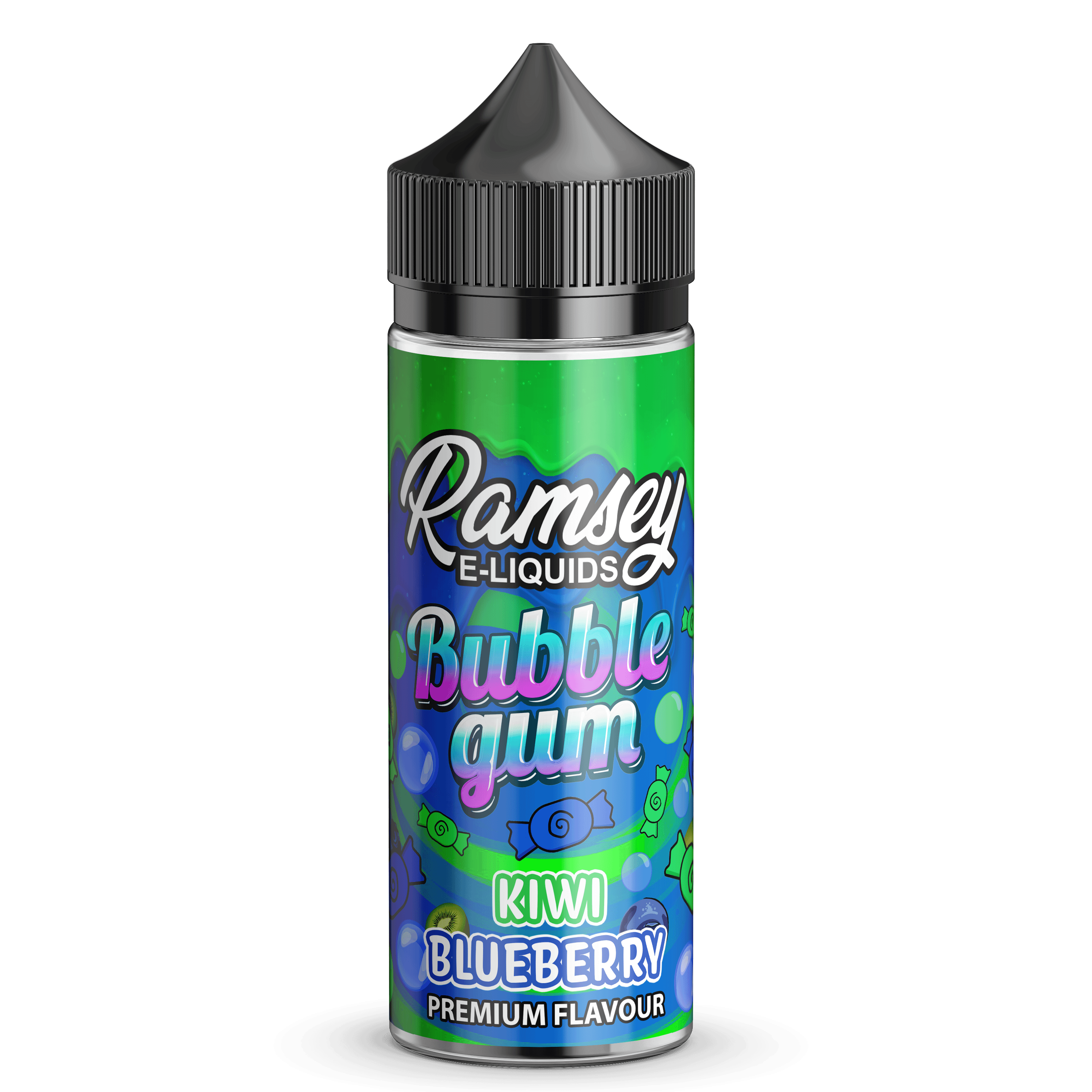Ramsey - Kiwi & Blueberry Bubblegum (100 ml, Shortfill)