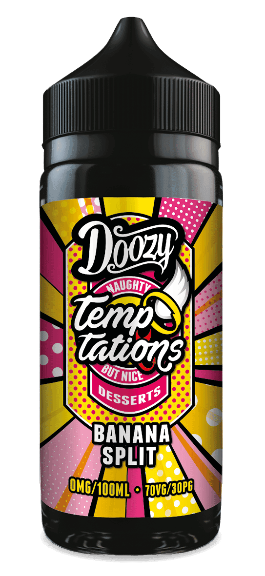 Doozy Temptations - Banana Split (100 ml, Shortfill)